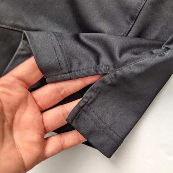 Nike Pro Dri-Fit Youth Shorts Black Loose Drawstring Elastic Waist Swoosh Pocket - Picture 6 of 6